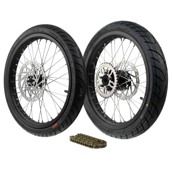 Supermoto Wheel Set